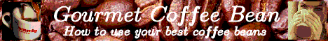Gourmet Coffee Bean Banner