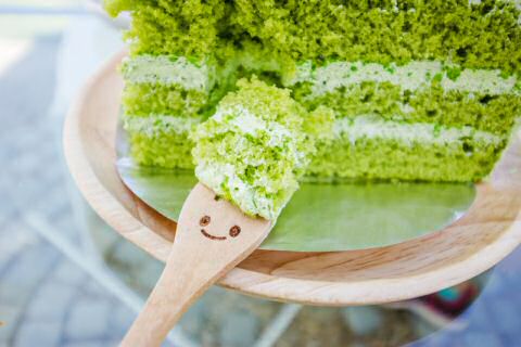 green tea opera cake